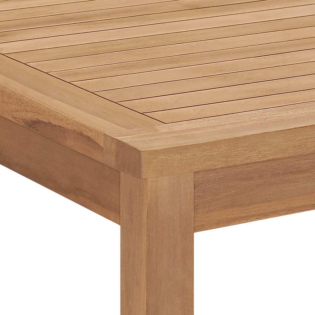 Garten-Esstisch 140x80x77 cm Massivholz Teak