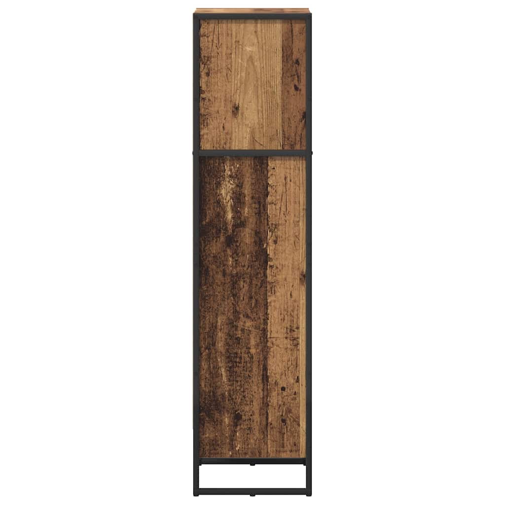 Bücherregal 2 pcs Schwarz Eichen-Optik 60 x 30 x 189,5 cm