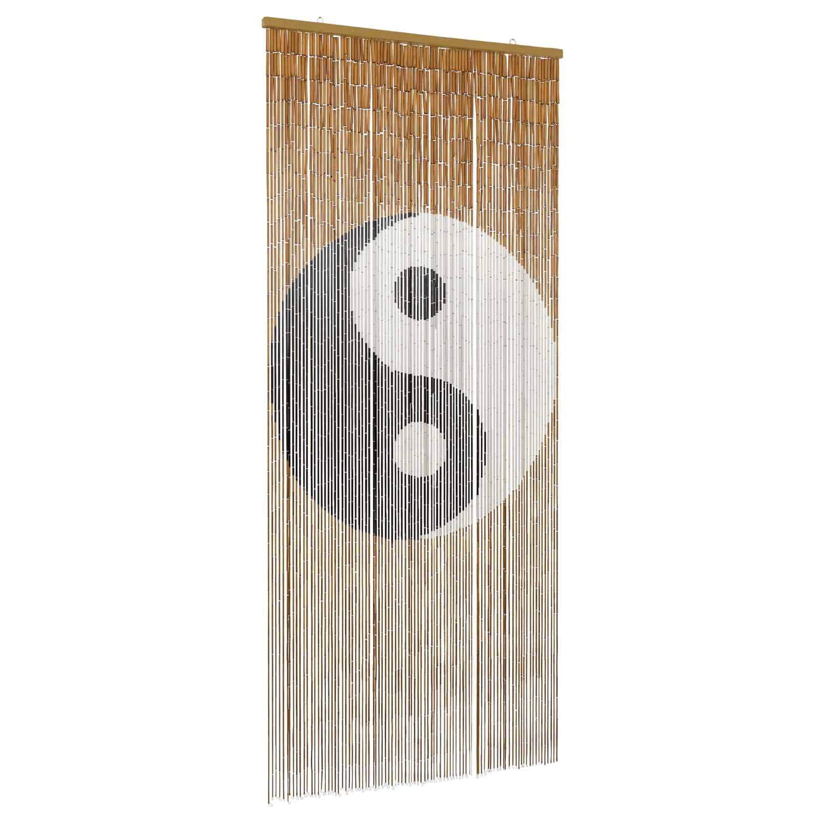 Insekten-Türvorhang Bambus Druck 90x220 cm Bambus