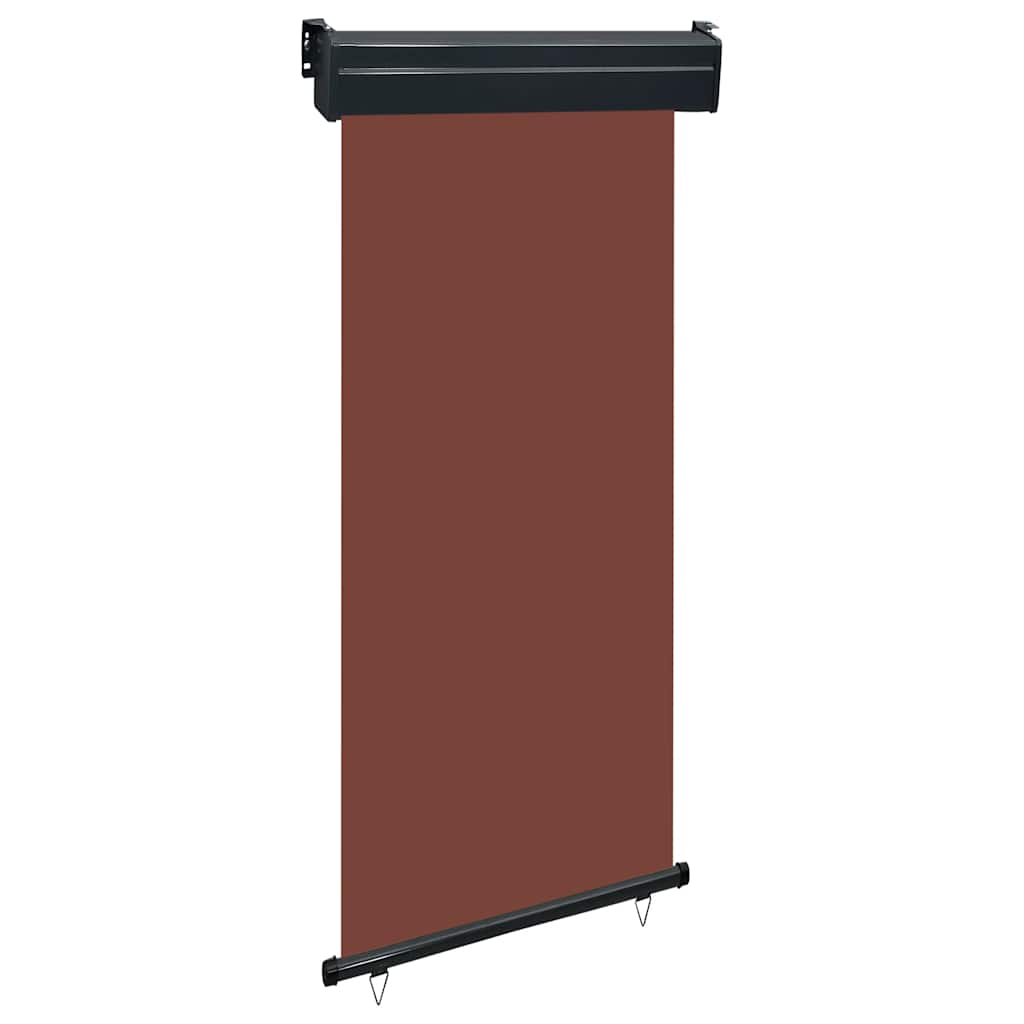 Balkon Seitenmarkise 60 x 250 cm 100% Polyester Eisen Stahl