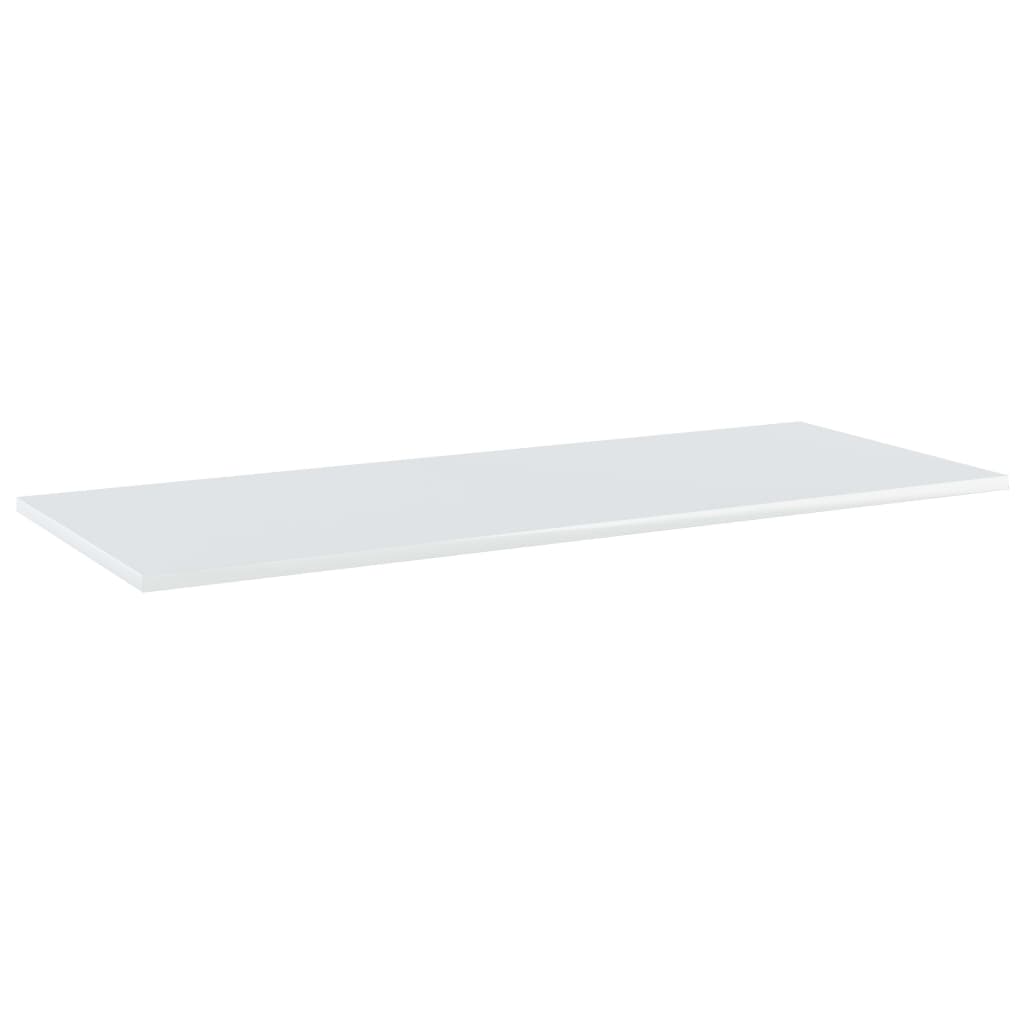 Bücherregal-Bretter 4 Stk. Weiß 40x10x1,5 cm Holzwerkstoff