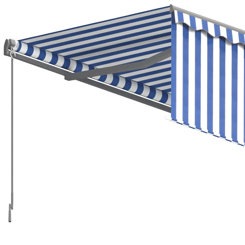 Markise Manuell Einziehbar mit Rollo 3x2,5 m Creme