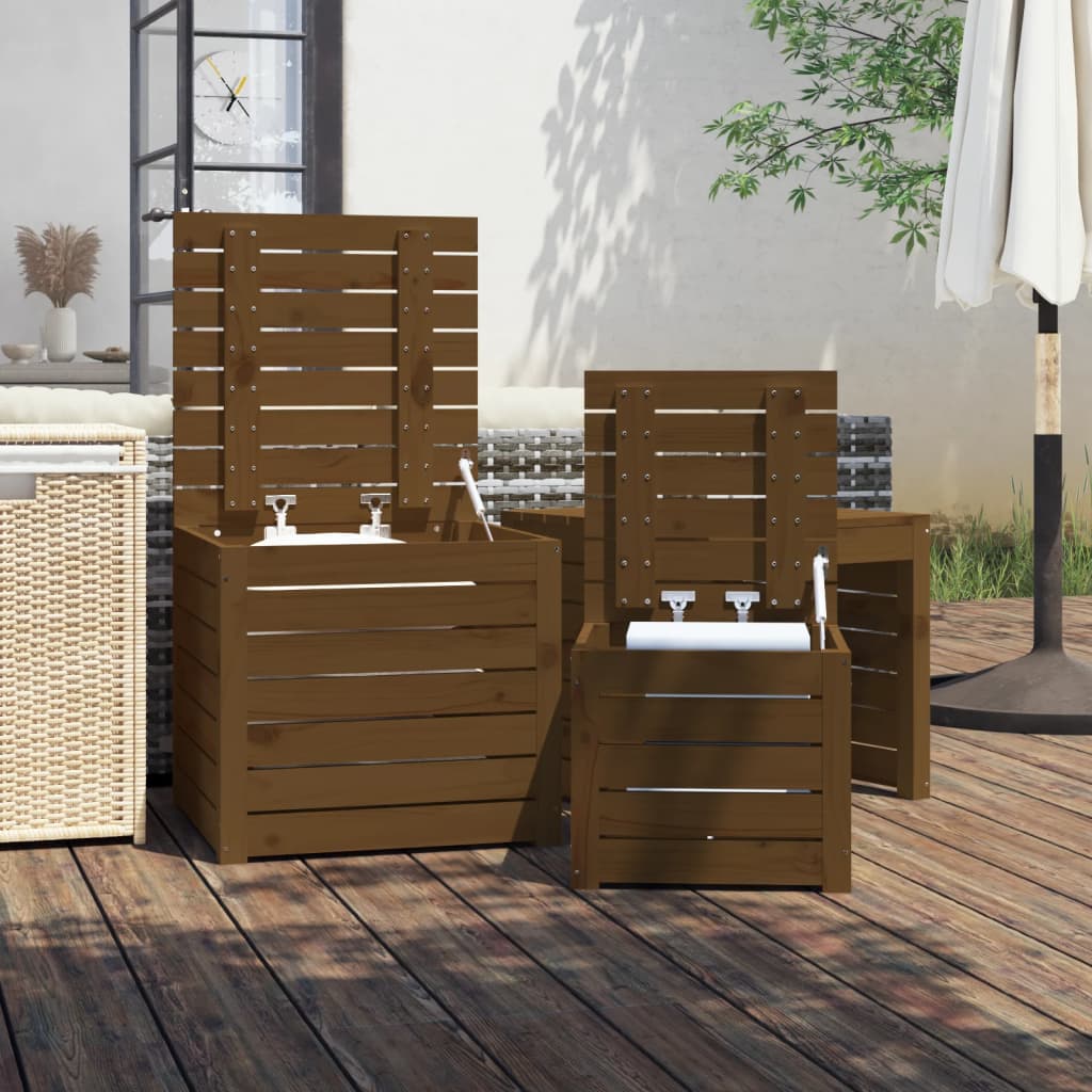 Gartenbox 101x50,5x46,5 cm Massivholz Kiefer
