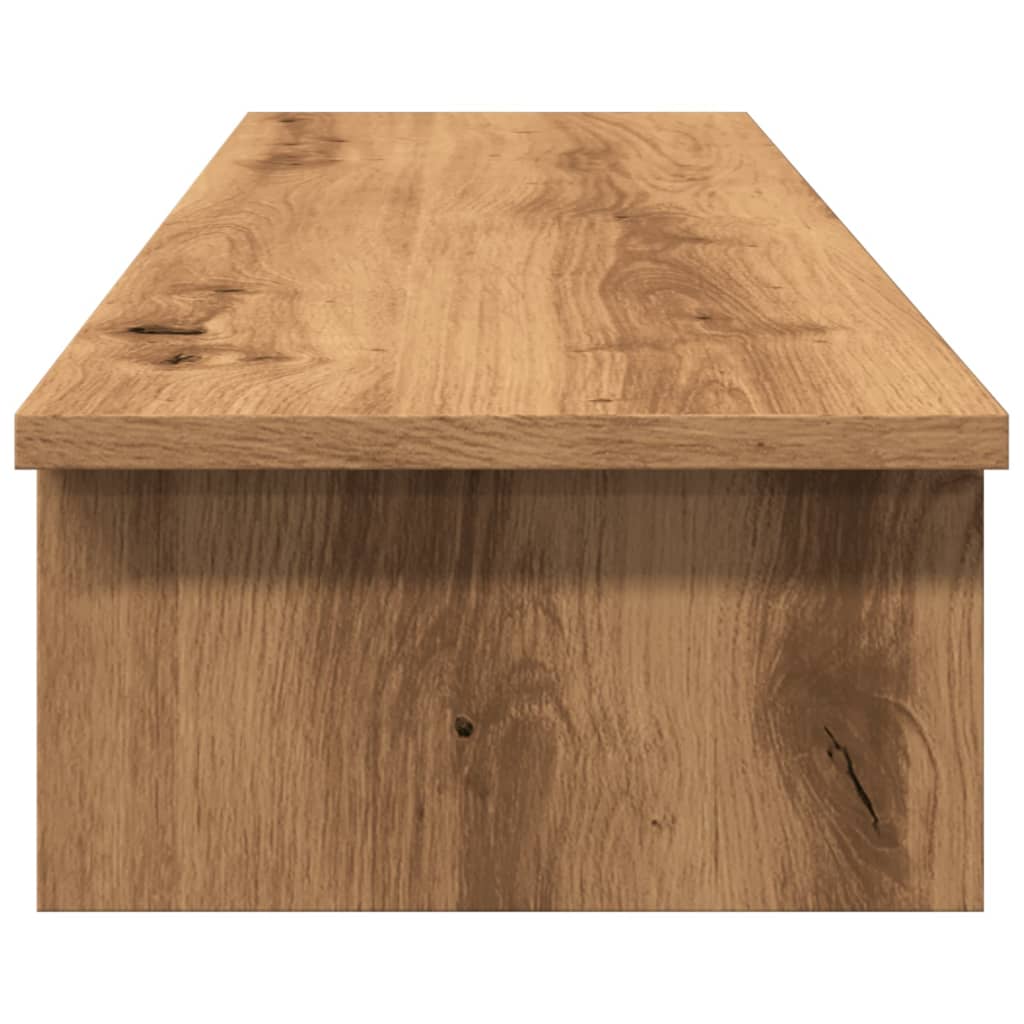 Monitor Halterung Schwarze Eiche 100 x 27 x 15 cm Holzwerkstoff