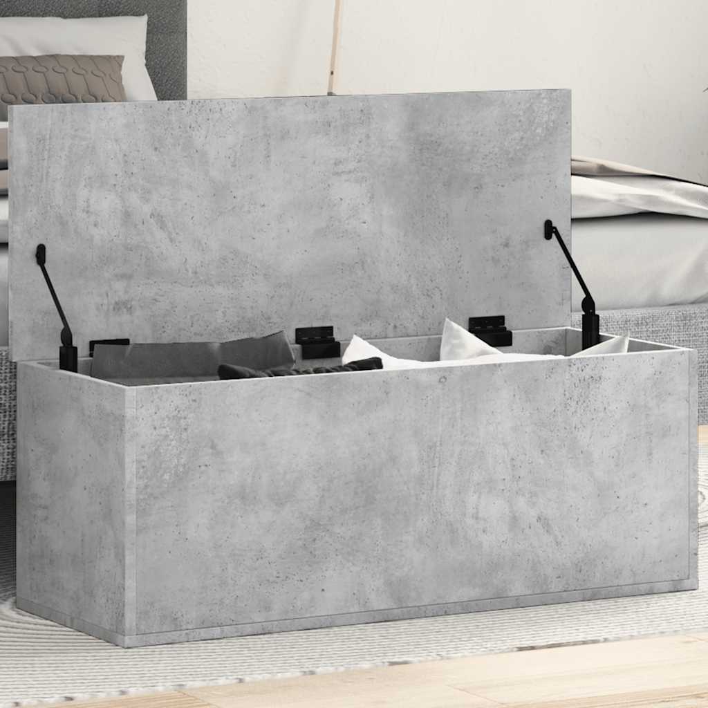 Aufbewahrungstruhe Weiß 84x42x46 cm Holzwerkstoff