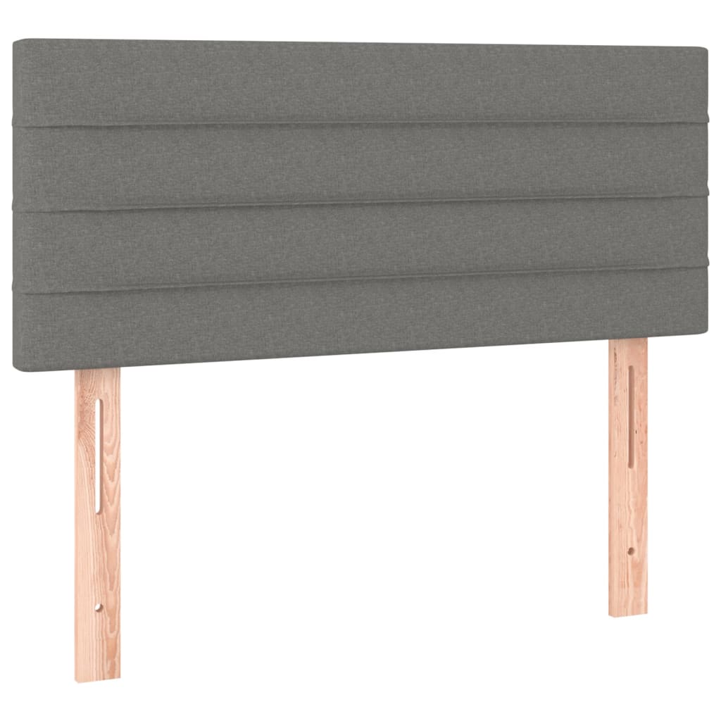 Kopfteil Hellgrau 80x5x118/128 cm Stoff