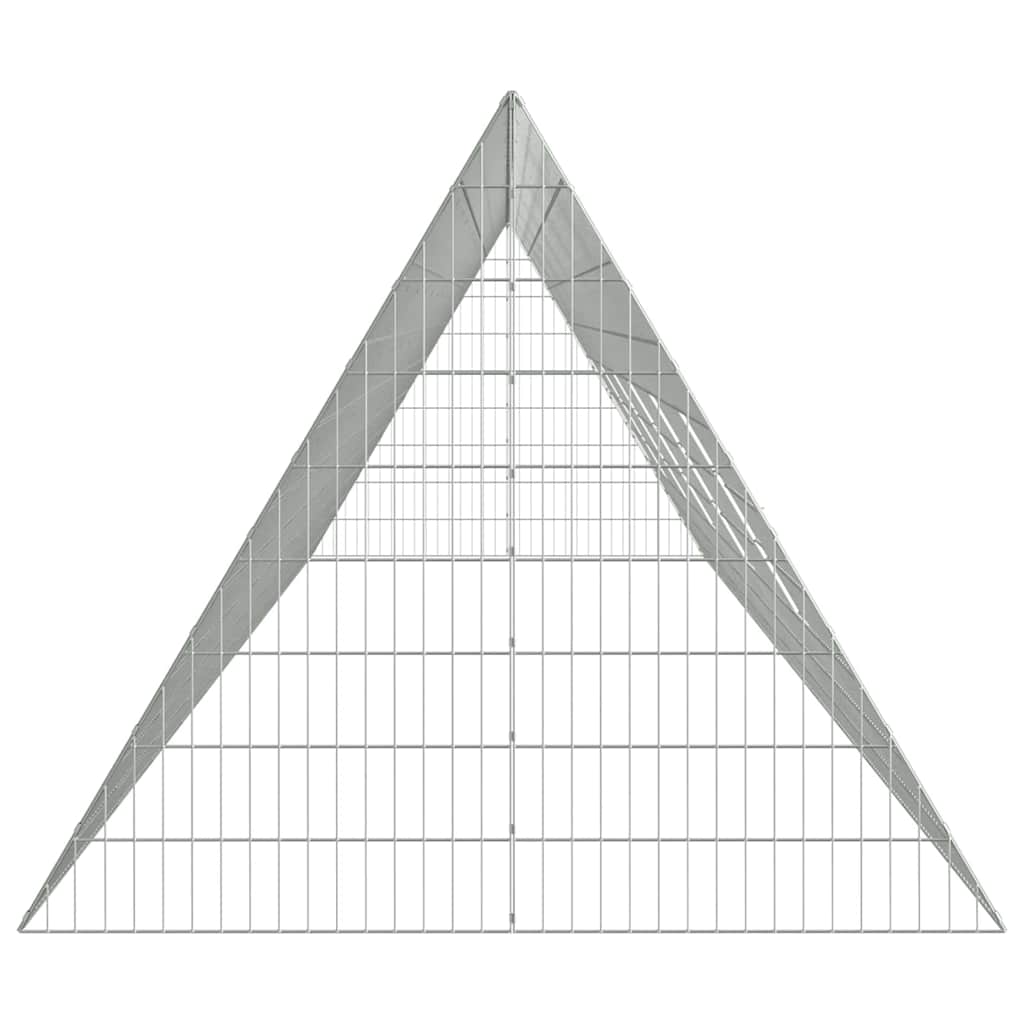 Hühnerkäfig Silber 110 x 55 x 55 cm Verzinkter Stahl