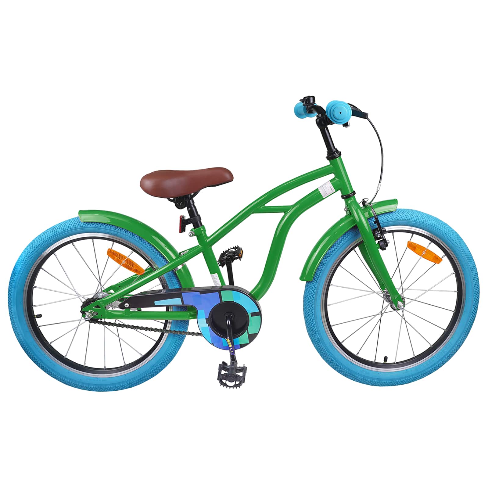 Kinderfahrrad 16 Zoll für 4-6 Jahre alt Schwarz