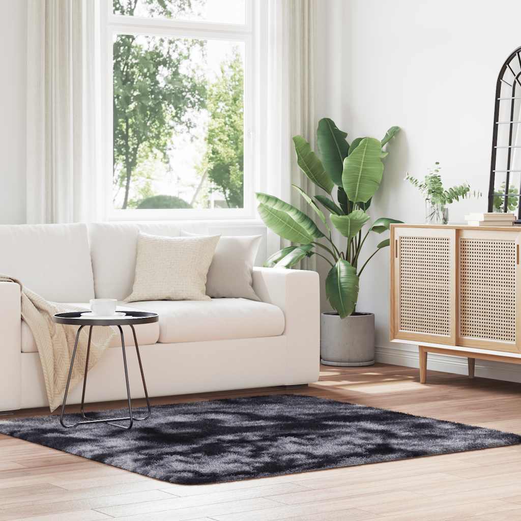 Teppich Shaggy Hochflor NAVARRA Beige 60x100 cm Polyester