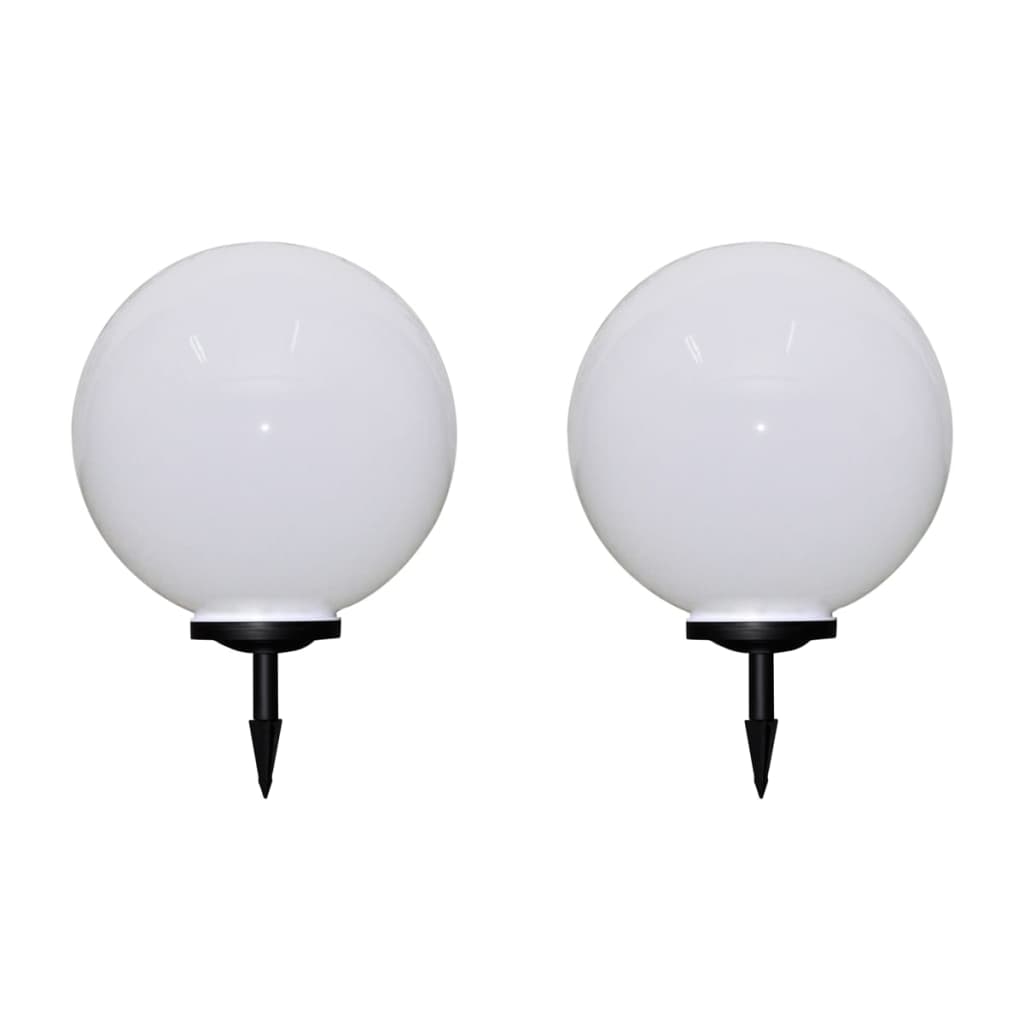 Wegeleuchten 2 Stk. LED 40 cm mit Erdspieß