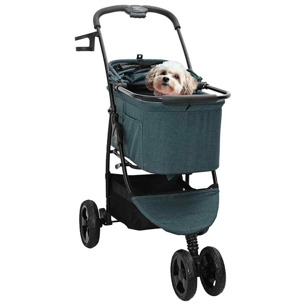 Faltbarer Haustierwagen Rosa 81 x 47 x 99 cm Polyester