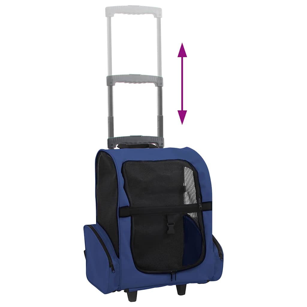 Trolley für Haustiere 3-in-1 Faltbar Beige