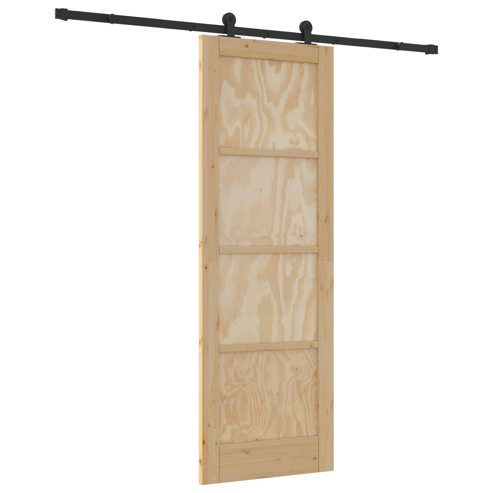 Schiebetür ORKDAL Natur 61 x 198,5 cm Massives Kiefernholz