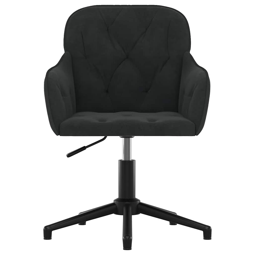 Bürostuhl Drehbar Blau Samt
