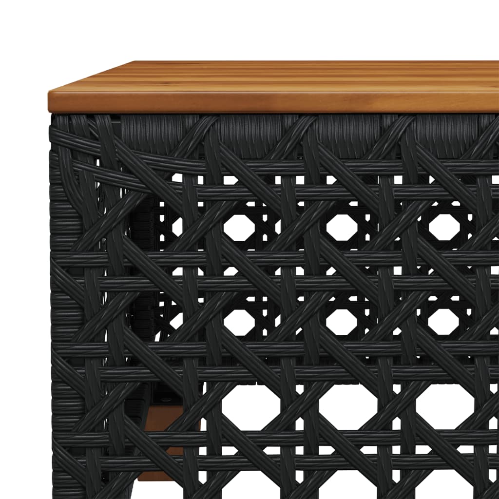 10-tlg. Garten-Sofagarnitur mit Kissen Beige Poly Rattan
