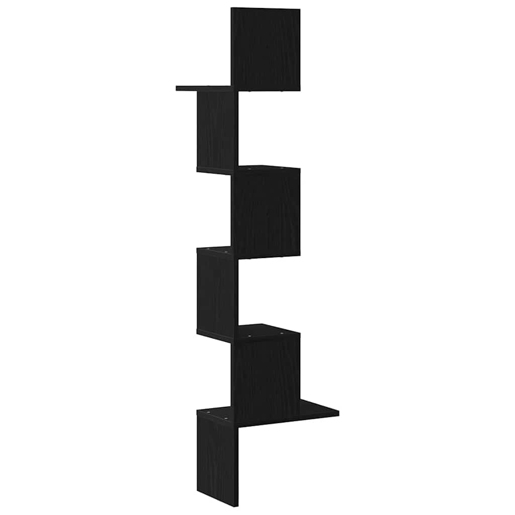 Wand-Eckregal Weiß 20x20x127,5 cm Holzwerkstoff