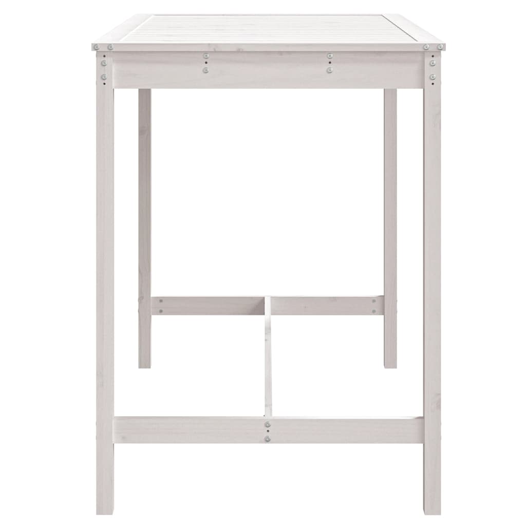 Gartentisch 82,5x82,5x110 cm Massivholz Kiefer