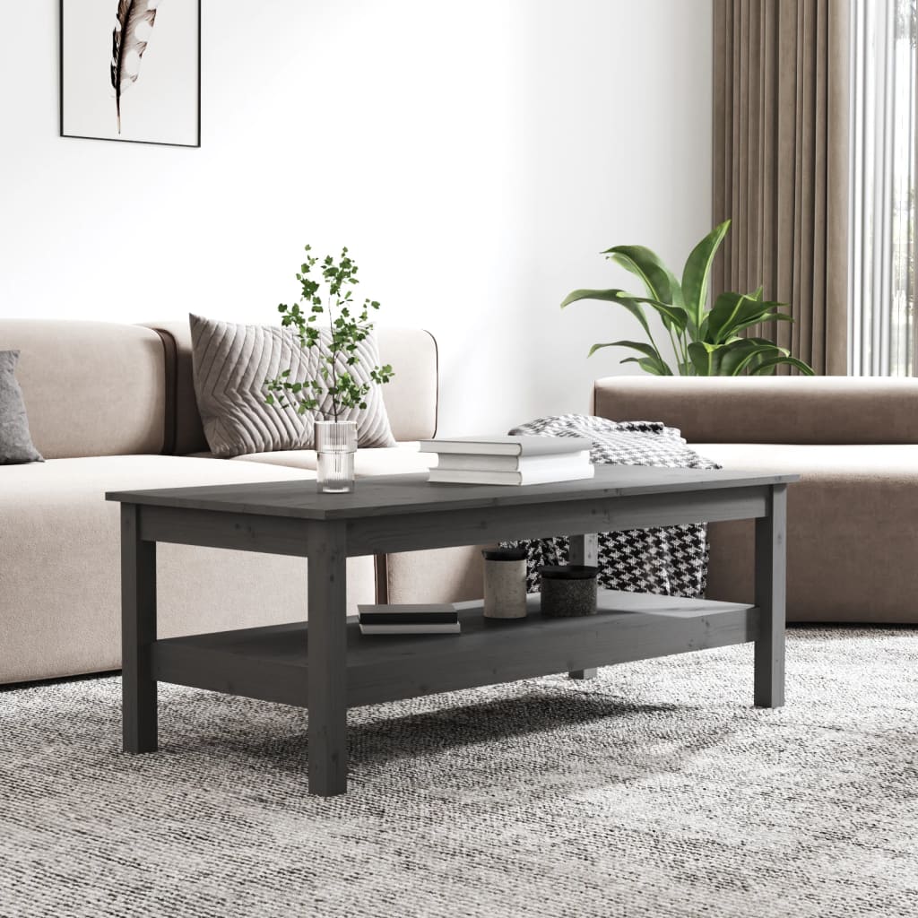Couchtisch 45 x 45 x 40 cm Massivholz Kiefer