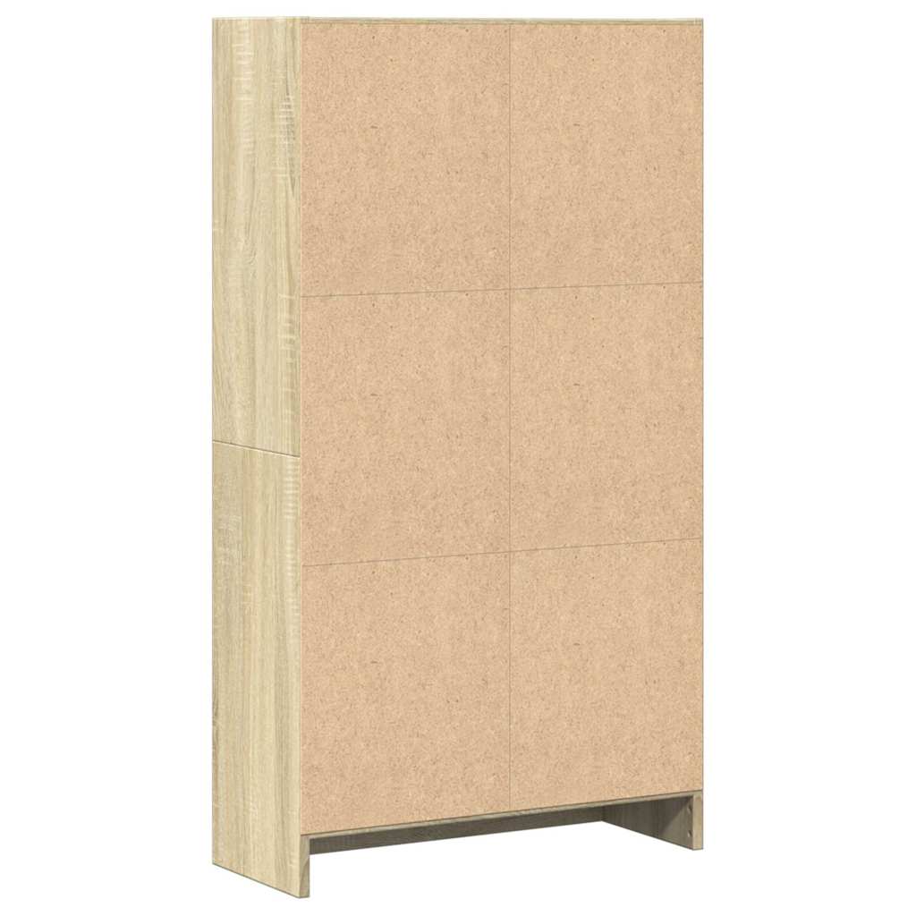 Bücherregal Weiß 40x24x75 cm Holzwerkstoff