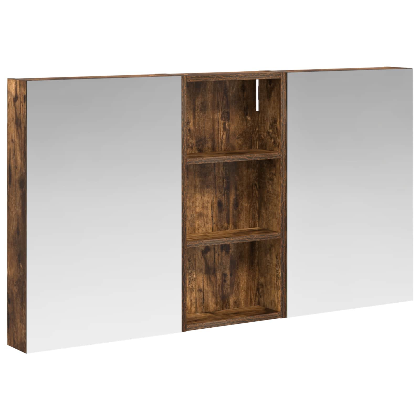 Badezimmerschrank-Set 3 pcs 80 x 10,5 x 50 cm Holzwerkstoff