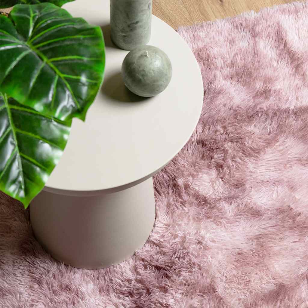 Teppich Shaggy Hochflor NAVARRA Beige 60x100 cm Polyester