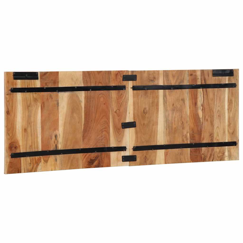 Kopfteil Mehrfarbig 160 cm Massivholz Altholz