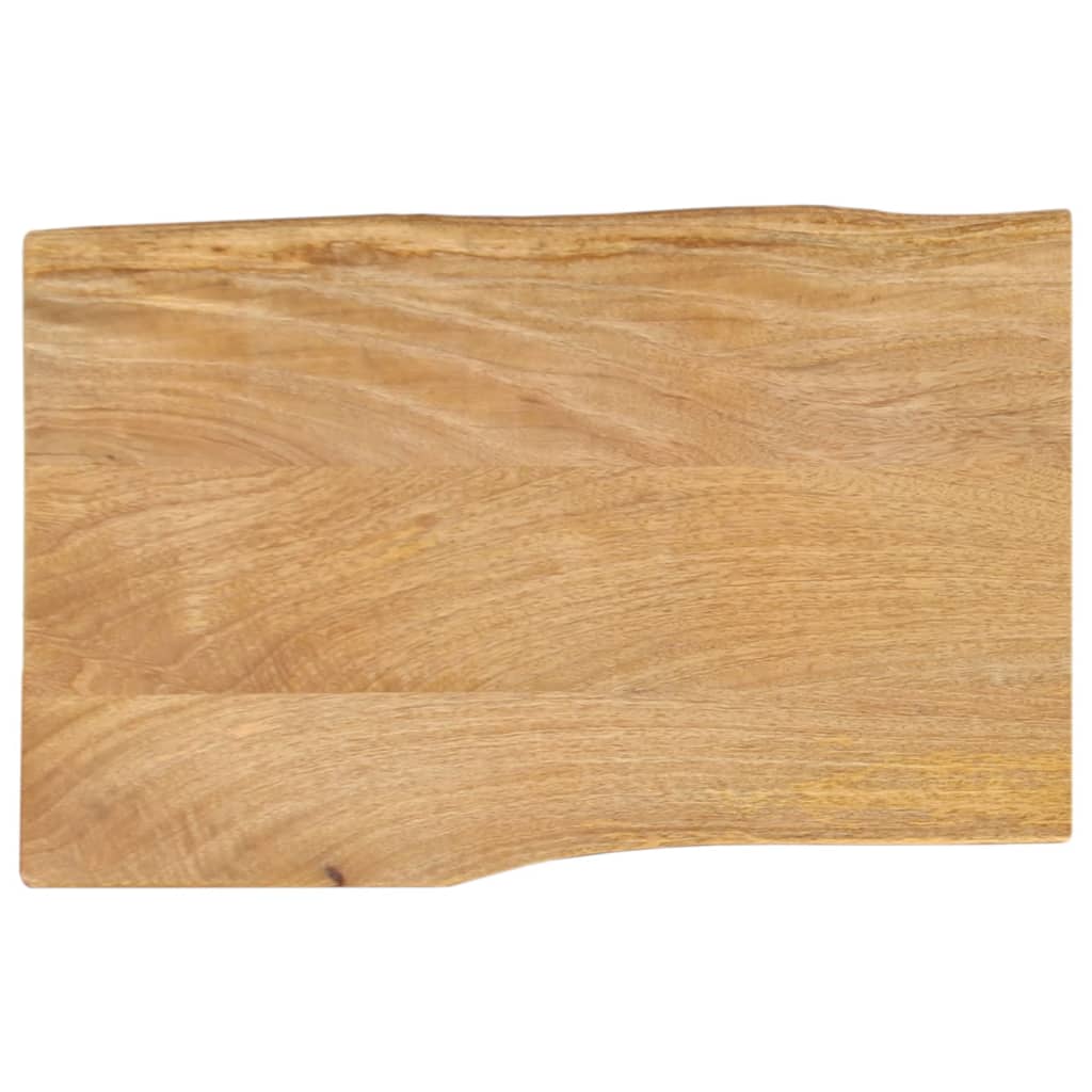 Tischplatte 40x40x2,5 cm Rechteckig Massivholz Akazie Baumkante