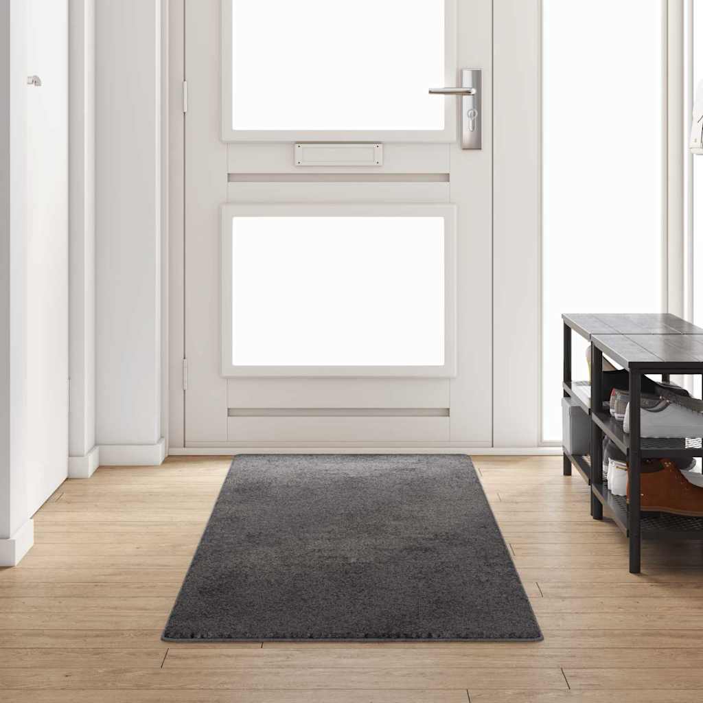 Teppichläufer Grau 50 x 100 cm 100% Polypropylen Tuft