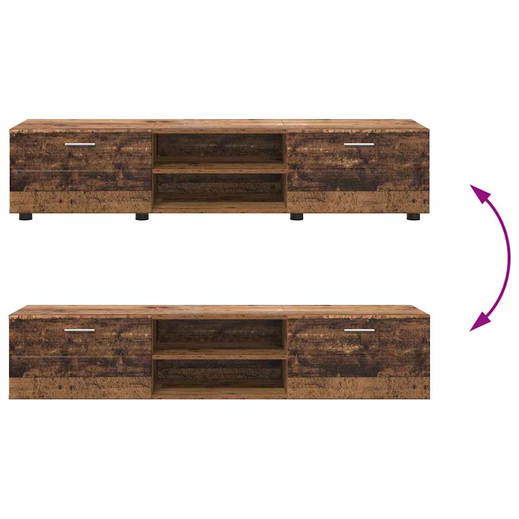 Highboard mit Regal FLORIN Weiß 60 x 35 x 182 cm Holzwerkstoff