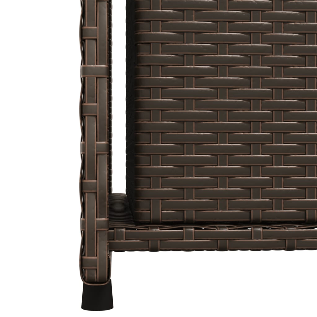 Gartenschrank Schwarz 50x55x115 cm Poly Rattan