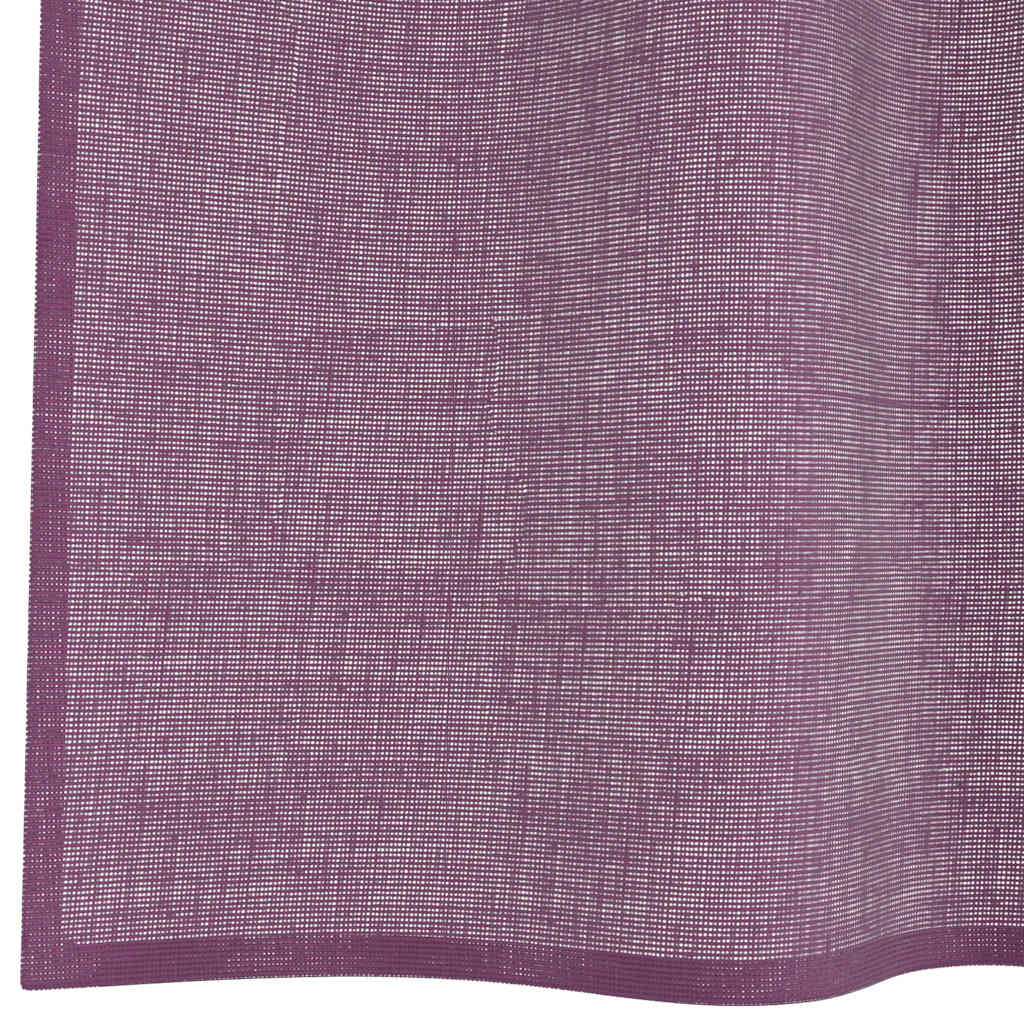 Voile Vorhänge mit Ösen 2 Stk. Apfelgrün 140x140 cm
