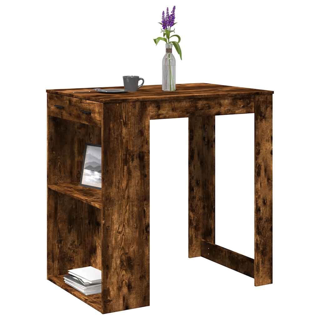 Bartisch Weiß 102x70x103,5 cm Holzwerkstoff