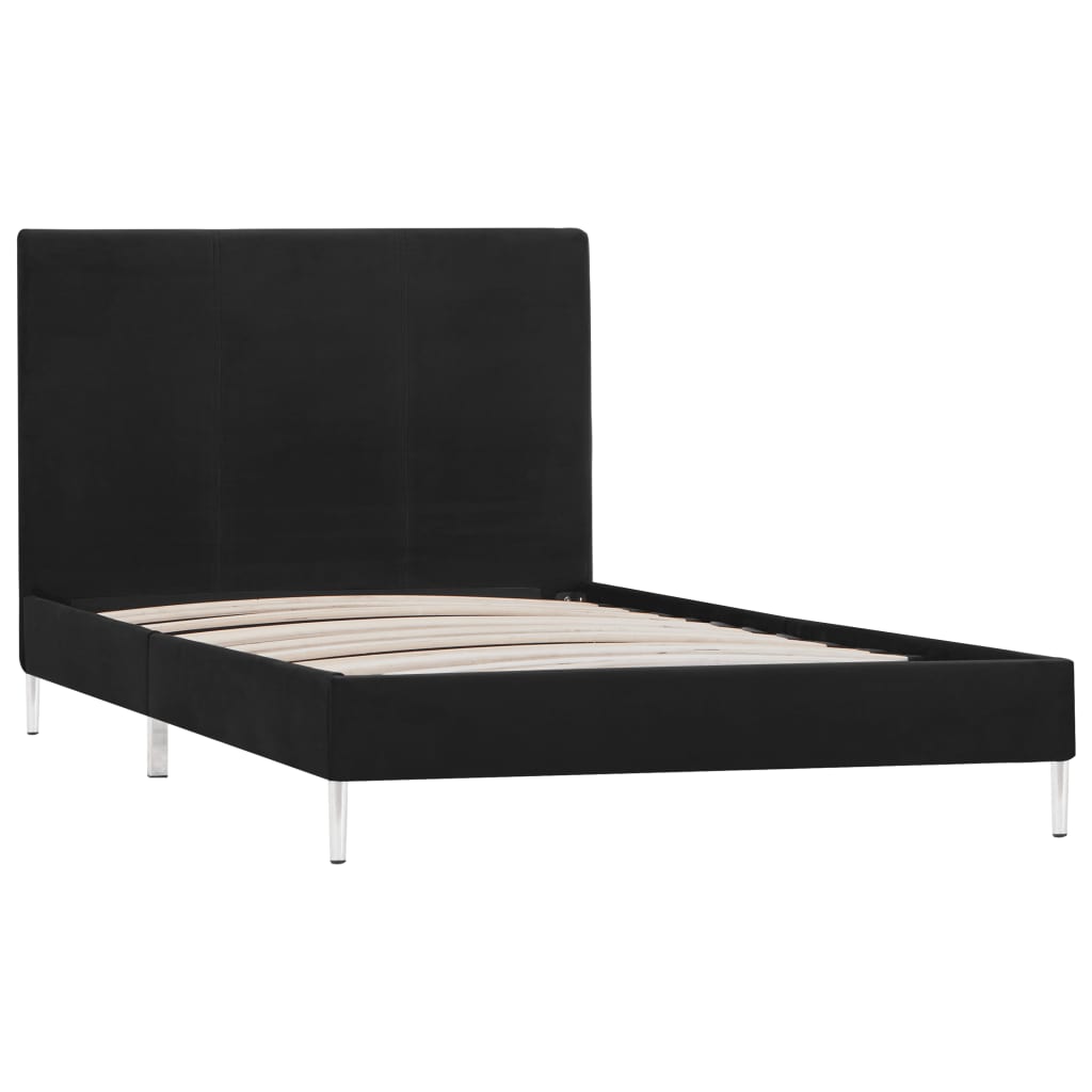 Bettgestell Blau Stoff 160 x 200 cm