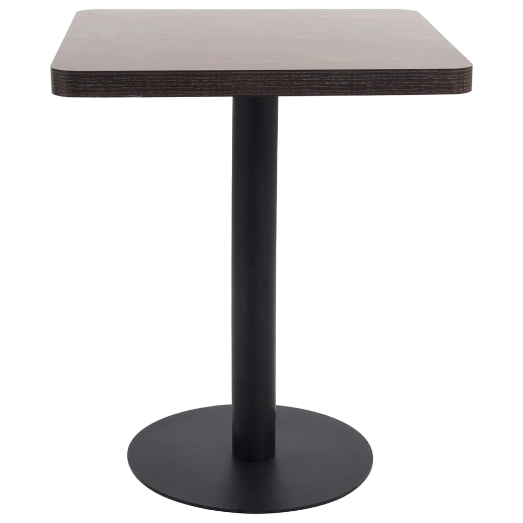 Bistrotisch Hellbraun 50x50 cm MDF