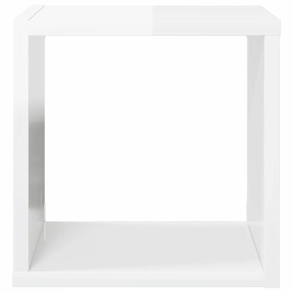 Würfelregale 2 Stk. Weiß 30x15x30 cm