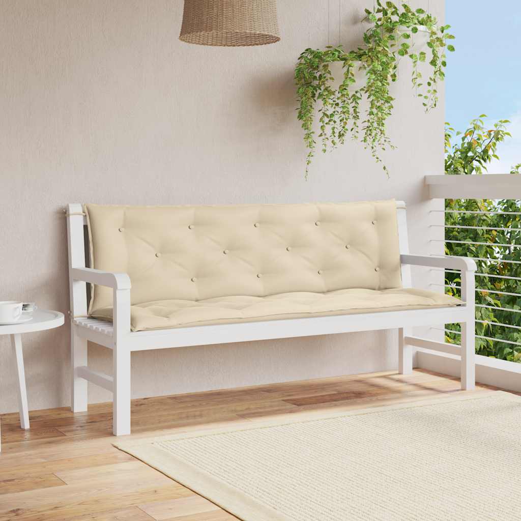 Gartenbank-Auflage Anthrazit 100x(50+50)x7 cm Oxford-Gewebe