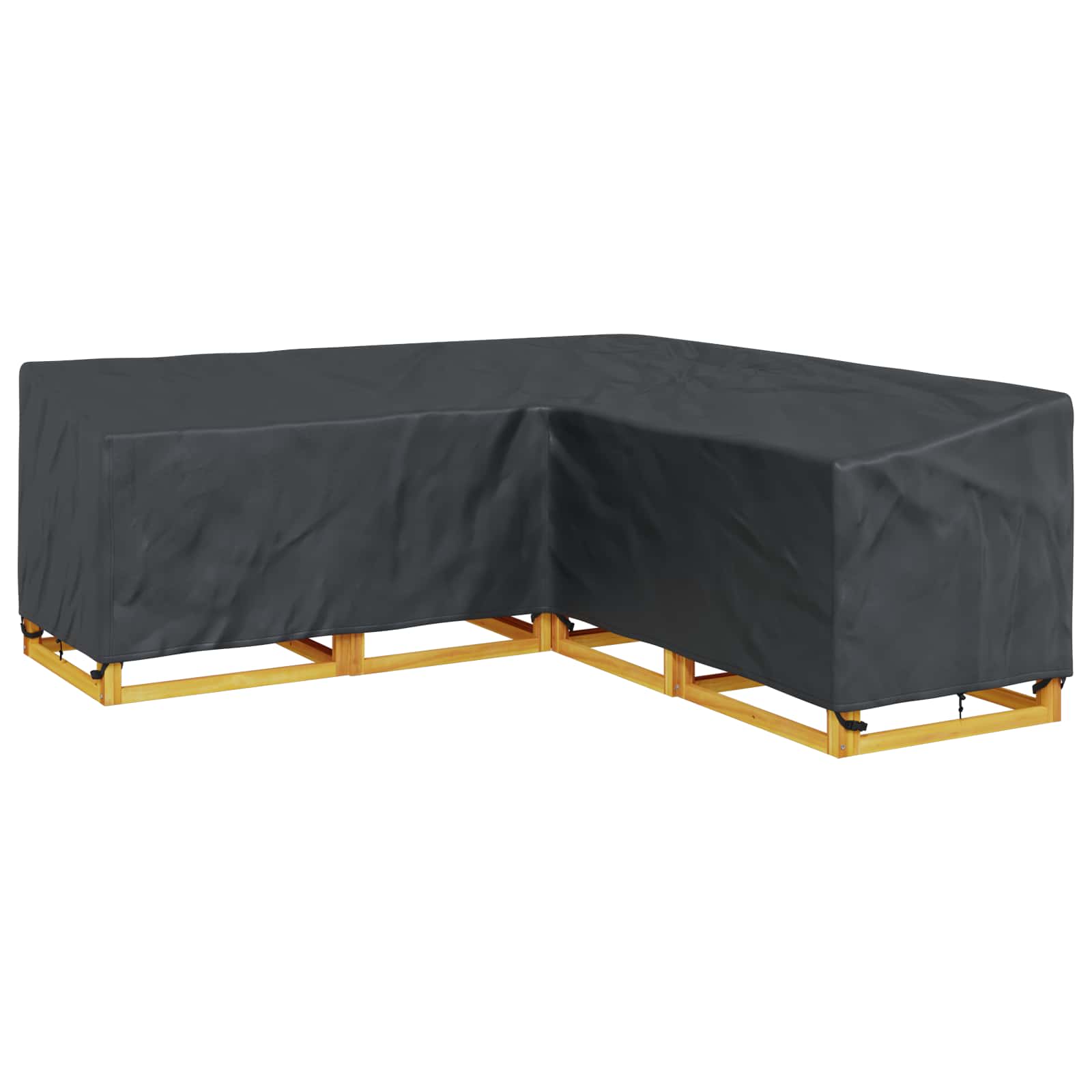Möbelbezug Schwarz 235 x 235 x 85 cm 210D Oxford Stoff