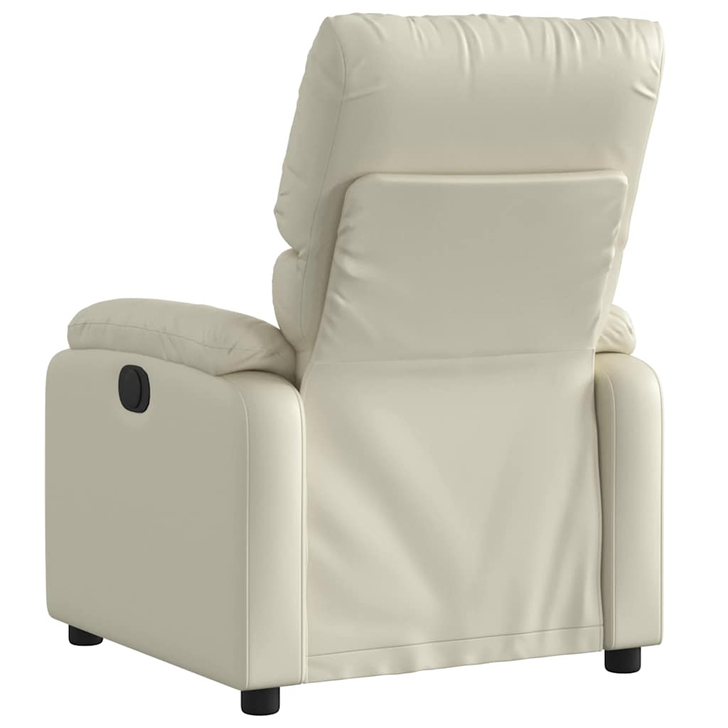 Massage-Relaxsessel, Kunstleder, Schwarz