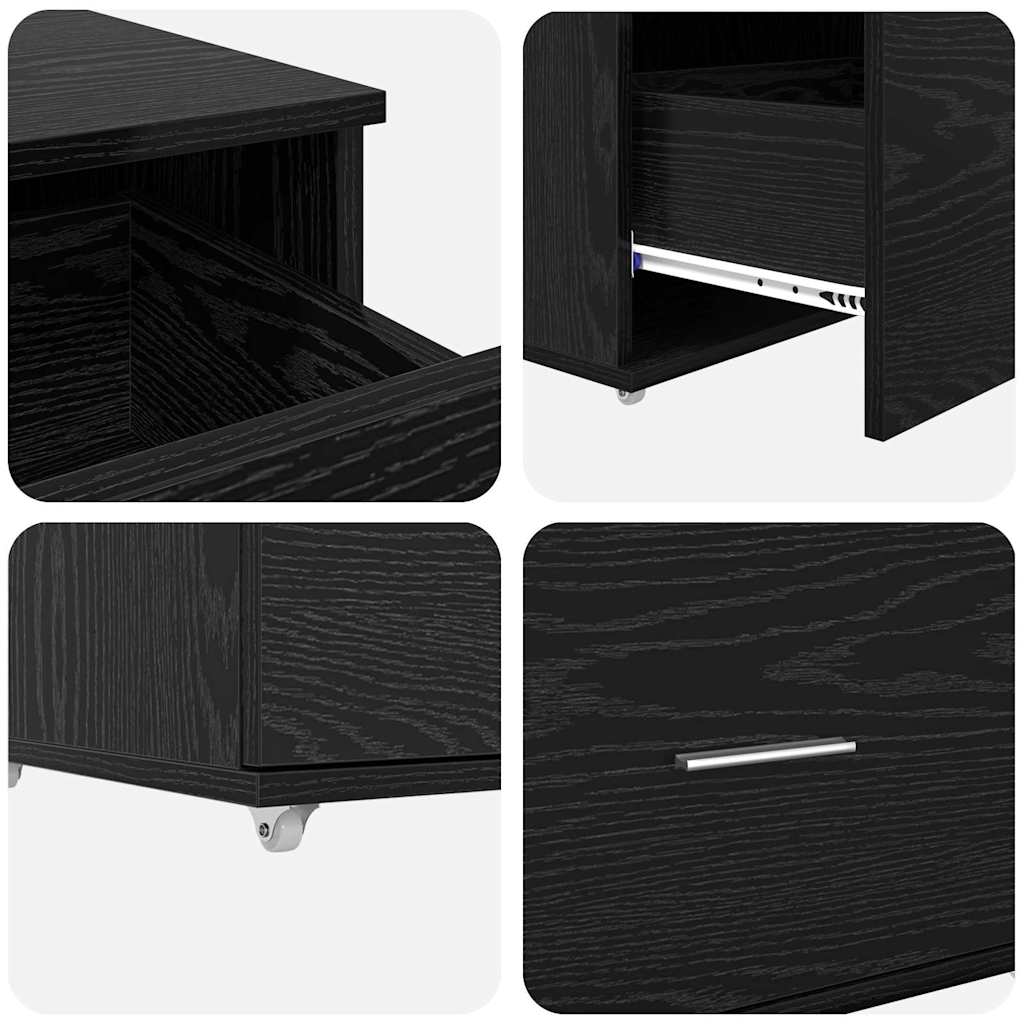 Schreibtisch mit Regal Weiß 131,5 x 50 x 106,5 cm Holzwerkstoff