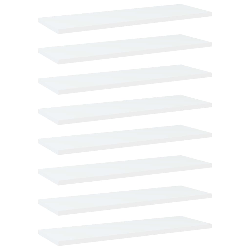 Bücherregal-Bretter 4 Stk. Weiß 40x10x1,5 cm Holzwerkstoff
