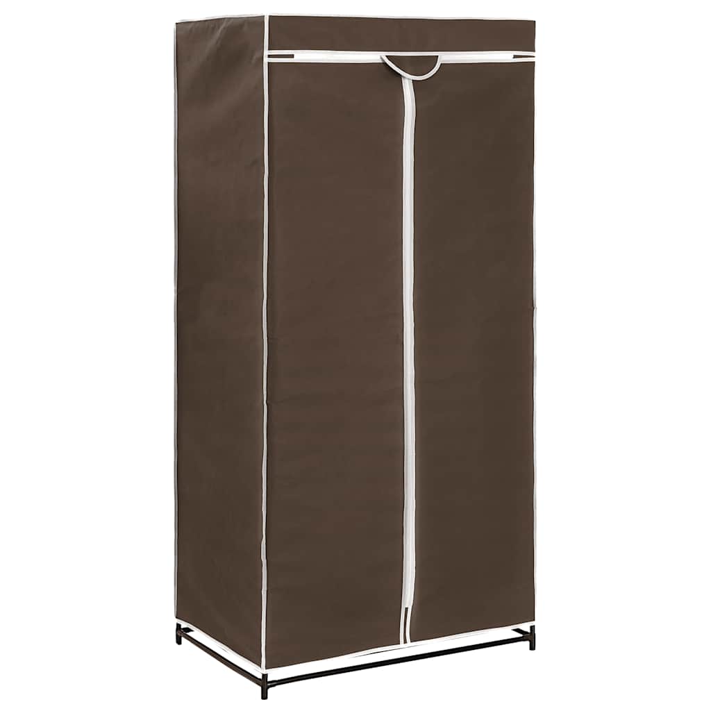 Kleiderschrank Schwarz 75×50×160 cm