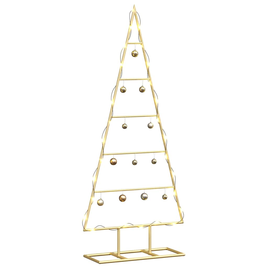 Metall Weihnachtsbaum Gold 60 cm Pulverbeschichteter Stahl