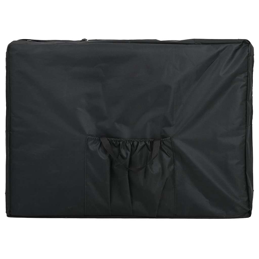 Massagetisch mit Aluminiumrahmen, faltbar 4 Zonen Blau