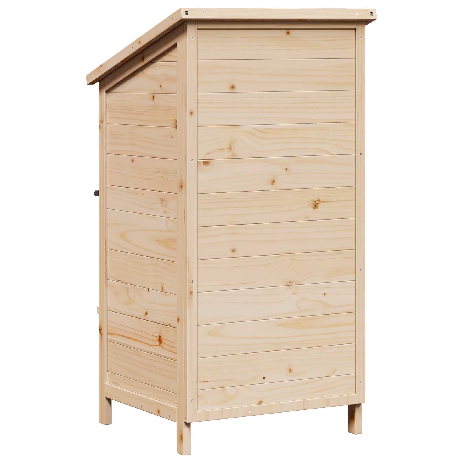 Gartenschuppen Natur 59,5 x 56 x 113,5 cm Massivholz aus Fichte