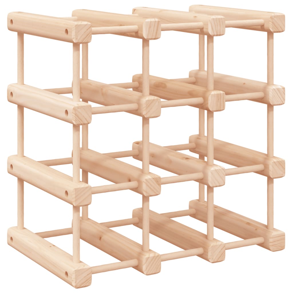 Weinregal für 20 Flaschen 46,5x23x46,5 cm Massivholz Kiefer