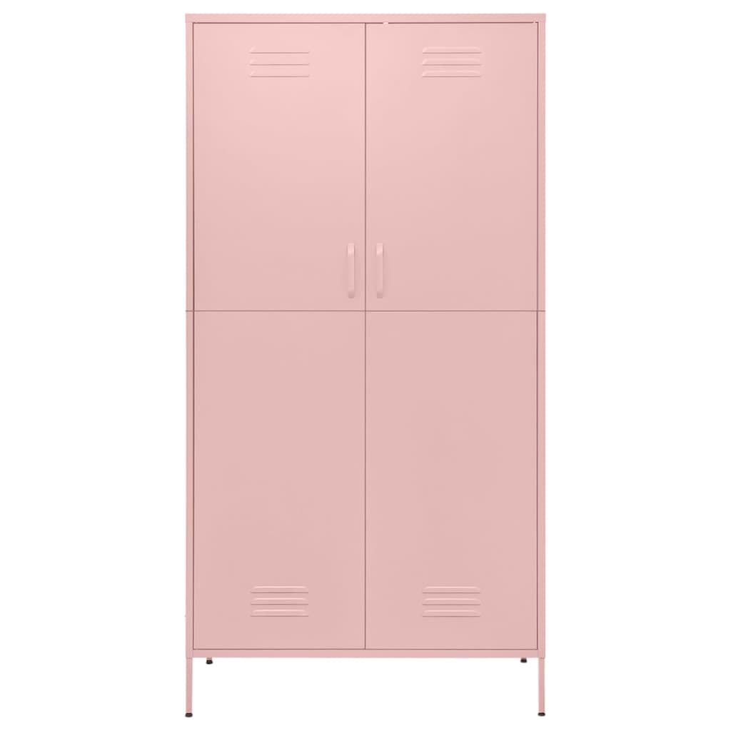 Kleiderschrank Olivgrün 90x50x180 cm Stahl