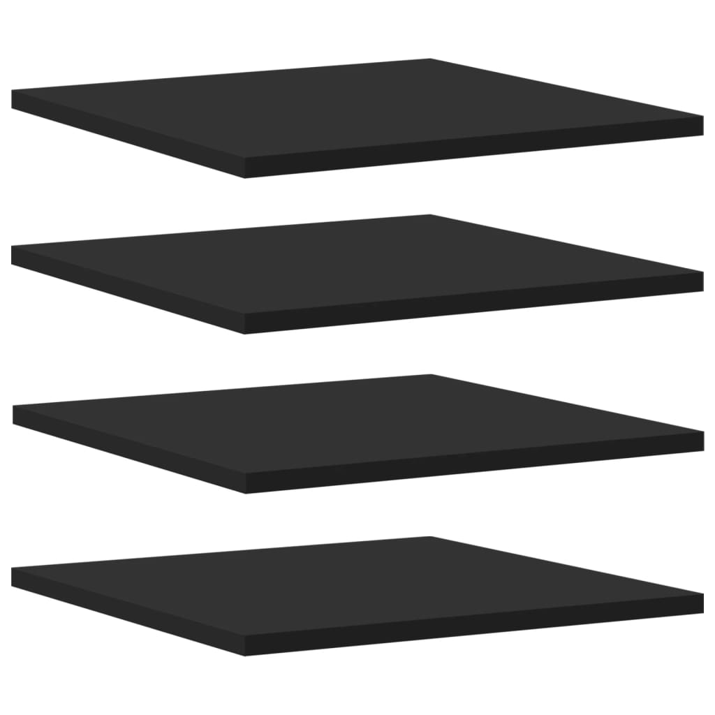 Bücherregal-Bretter 4 Stk. Weiß 40x10x1,5 cm Holzwerkstoff