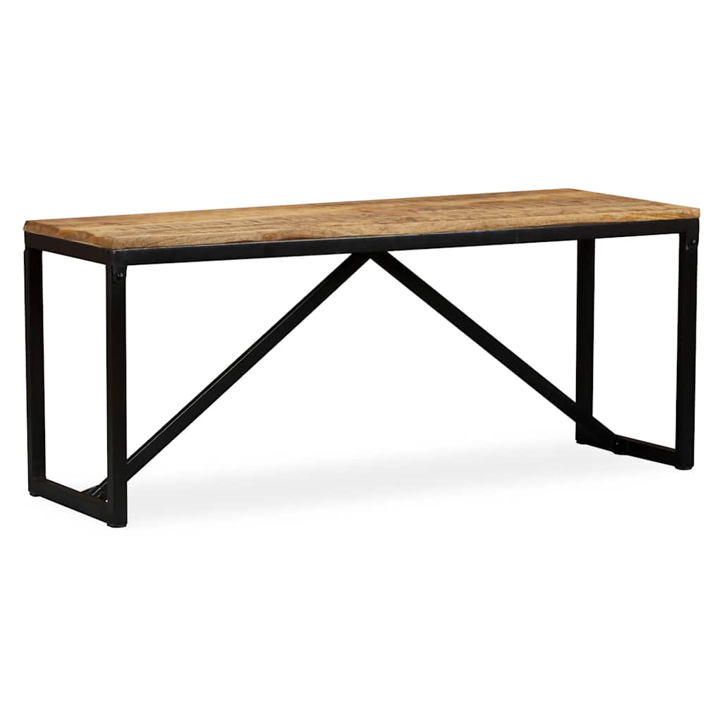 Sitzbank Massivholz 110x35x45 cm