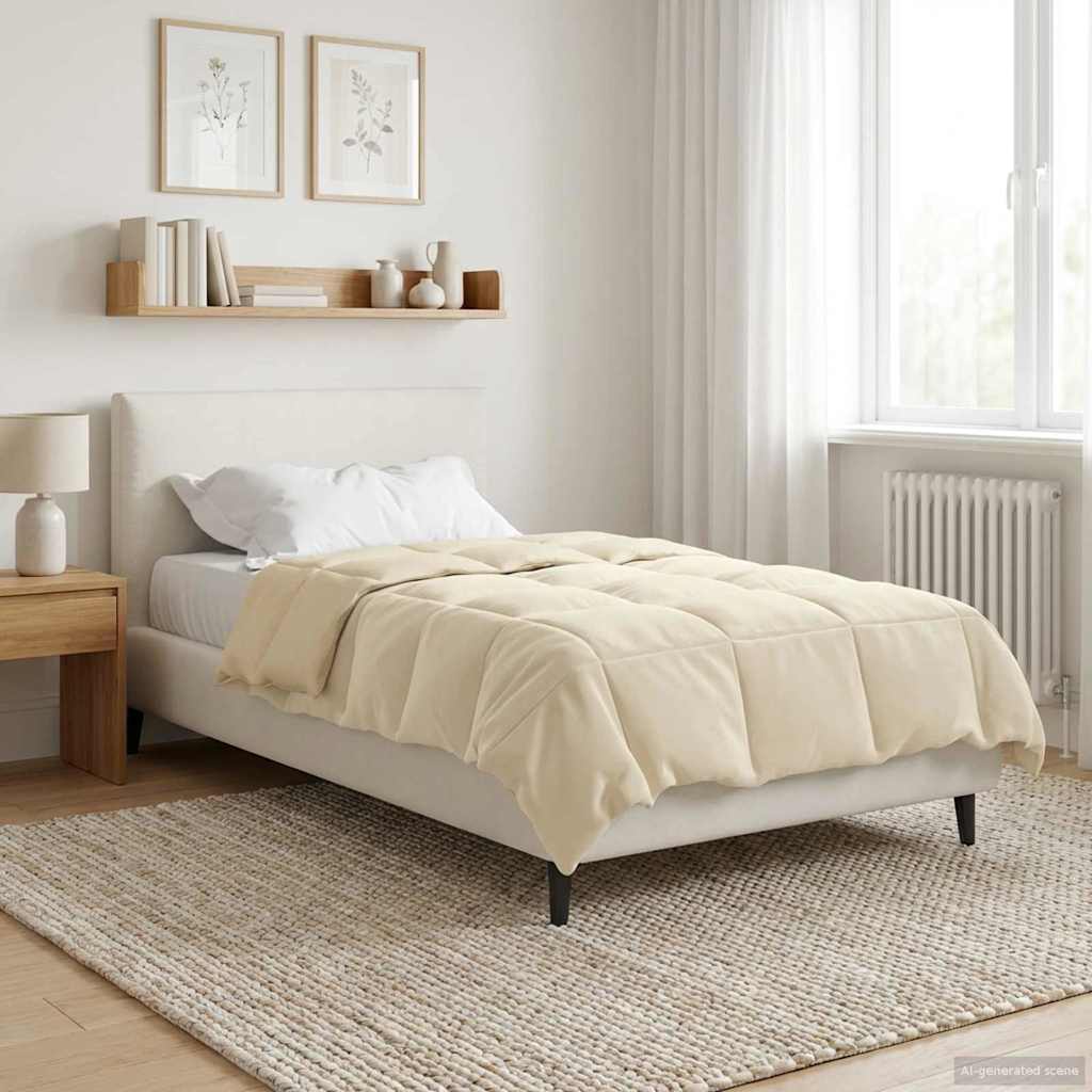 Sommerdecke Gesteppt Anthrazit 135 x 200 cm Mikrofaser