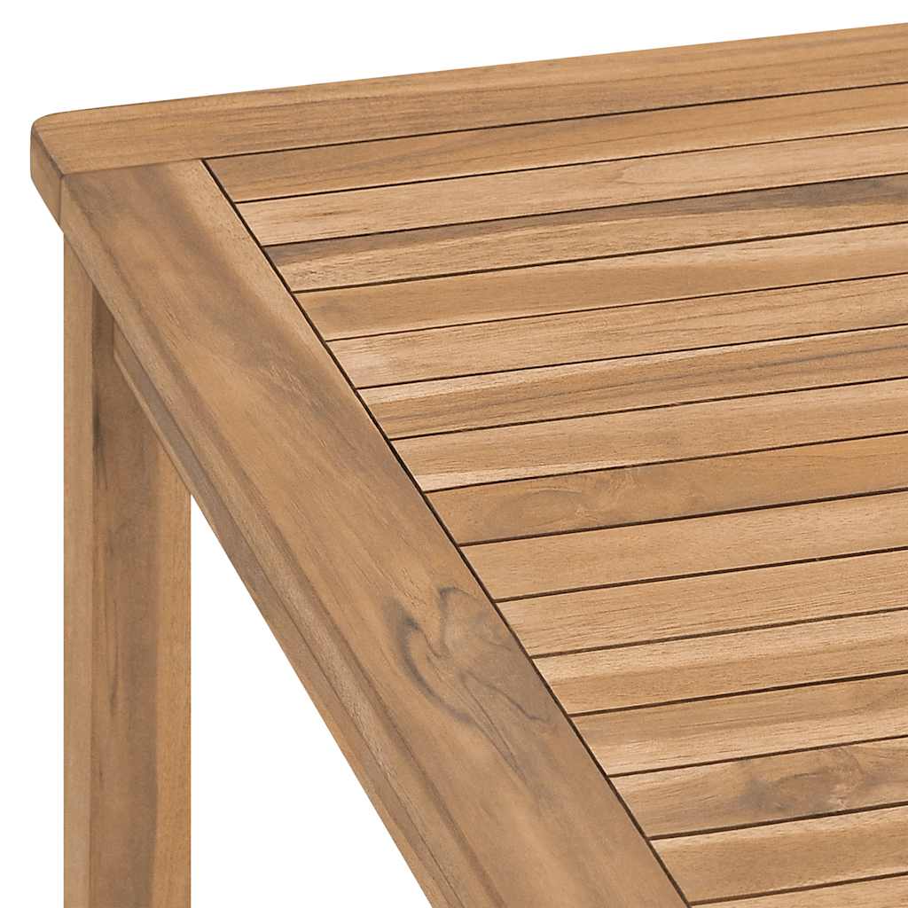 Garten-Esstisch 140x80x77 cm Massivholz Teak